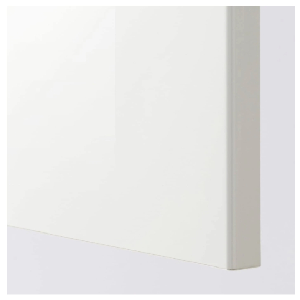 หน้าบาน ไฮกรอสสี Crystal White รหัส KLX 902 ขนาด 500*375 มม.