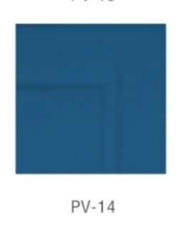 หน้าบาน PVC บานลูกฟัก สีน้ำเงิน ขนาด 600*475 มม.