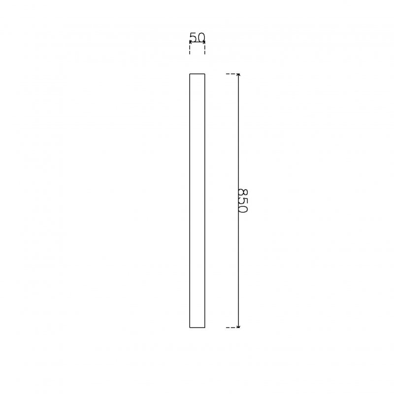 Cover ลามิเนต Viotouch ขนาด 50 x 850 มม.