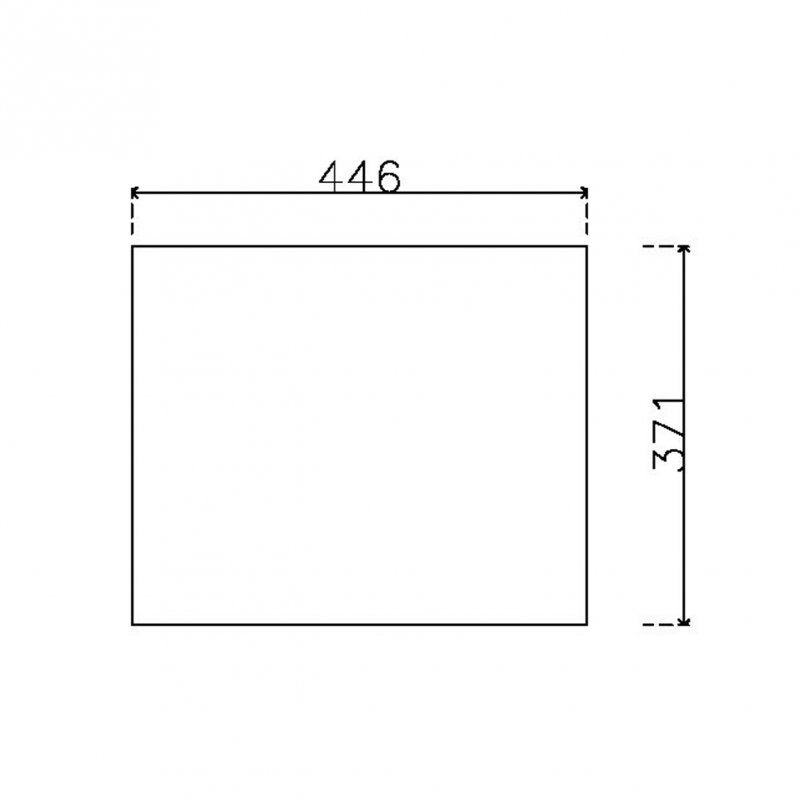 หน้าบานลามิเนต Viotouch ขนาด 450 x 375 มม.
