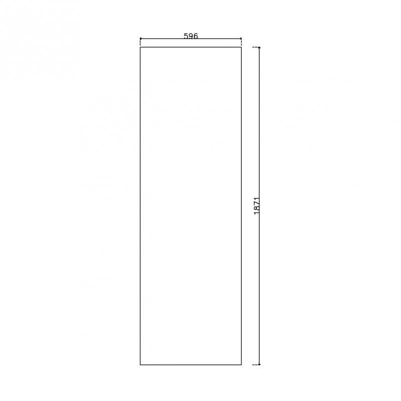 หน้าบานลามิเนต Viotouch ขนาด 600 x 1875 มม.