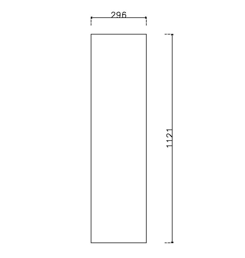 หน้าบาน ไฮกรอสสี Metallic Beige รหัส KLX 915 ขนาด 300*1125 มม.