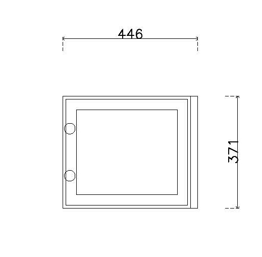 หน้าบาน เฟรมโรสโกล กระจกเงาชาทอง ขนาด 450*375 มม.