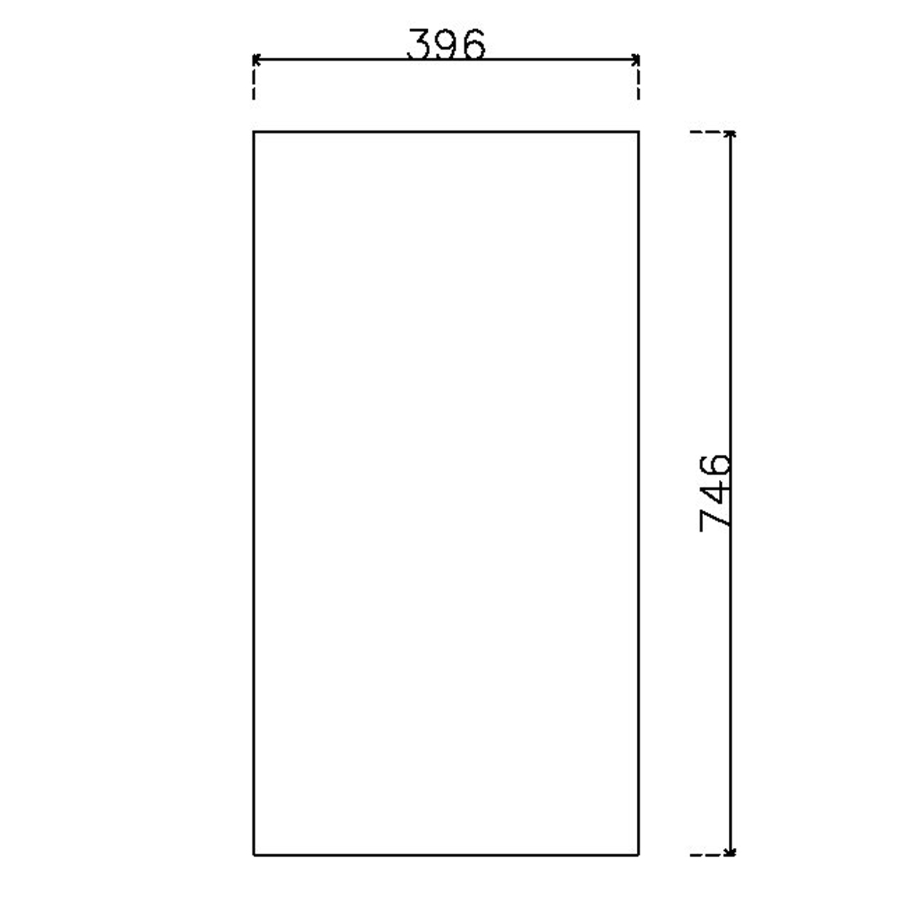 หน้าบาน ไฮกรอสสี Metallic Beige รหัส KLX 915 ขนาด 400*750 มม.