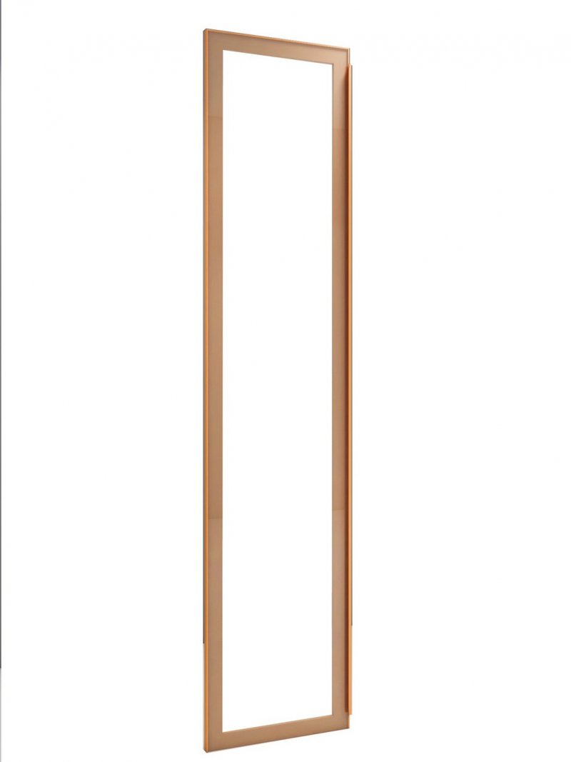 หน้าบาน เฟรมโรสโกล กระจกใส ขนาด 450*375 มม.