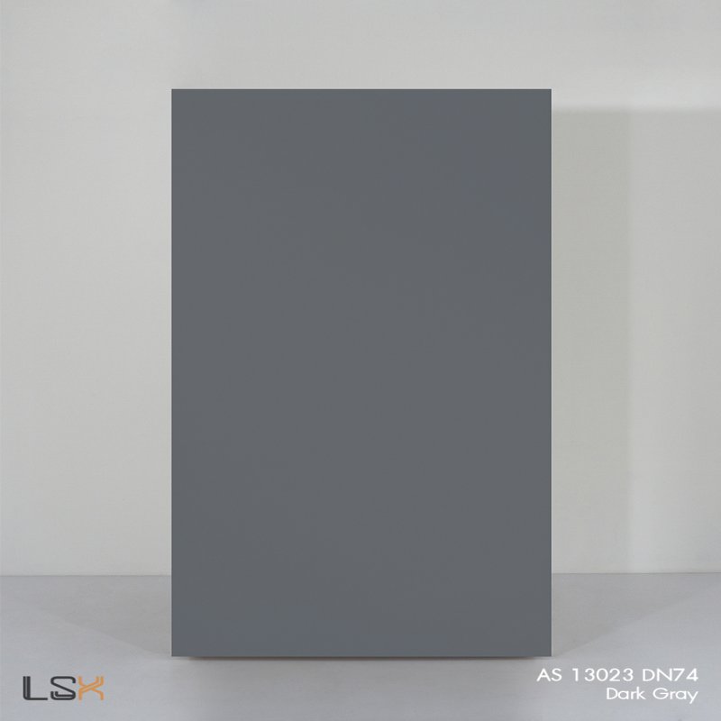 แผ่นลามิเนต สี Dark Gray ผิวซอฟต์แมตต์