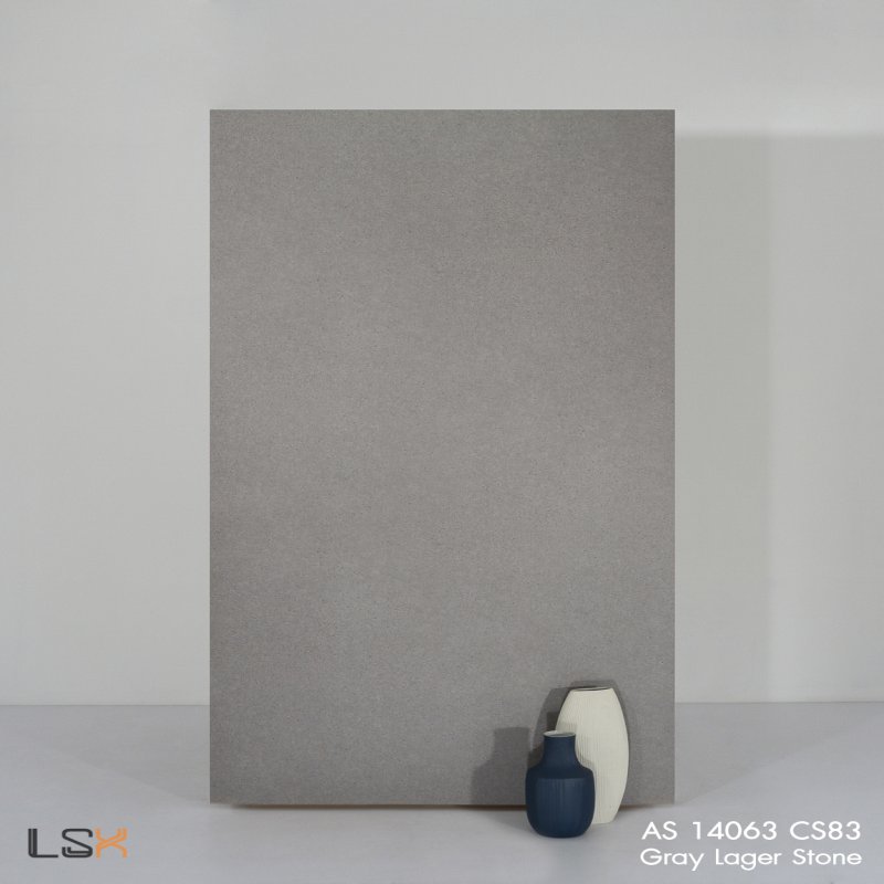 แผ่นลามิเนต สี Gray Leger Stone ผิวดรายแมตต์