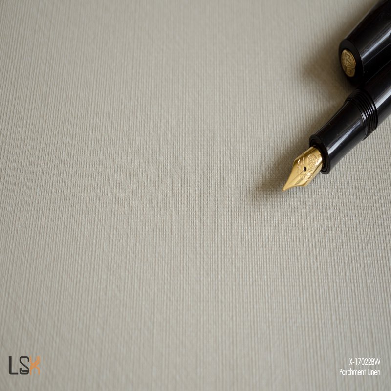 แผ่นลามิเนต สี Parchment Linen ผิวผ้า