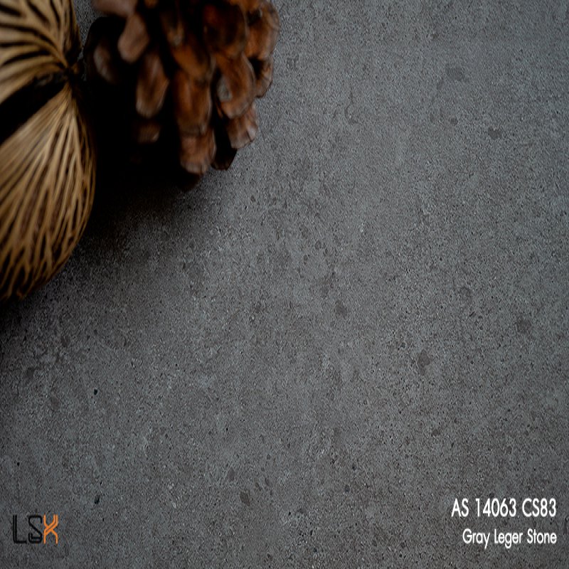 แผ่นลามิเนต สี Gray Leger Stone ผิวดรายแมตต์