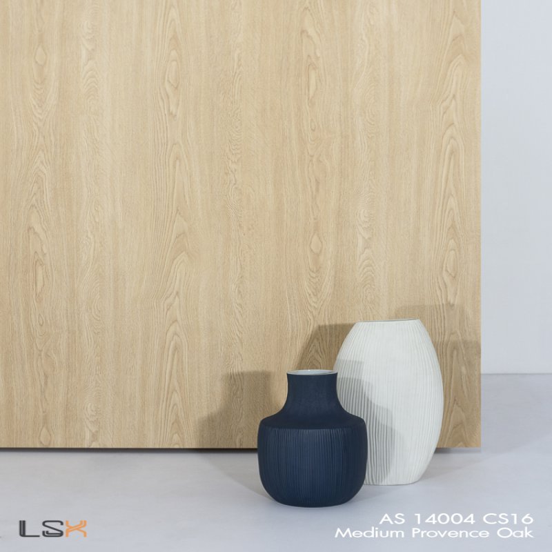 แผ่นลามิเนต สี Medium Provence Oak ผิวไม้