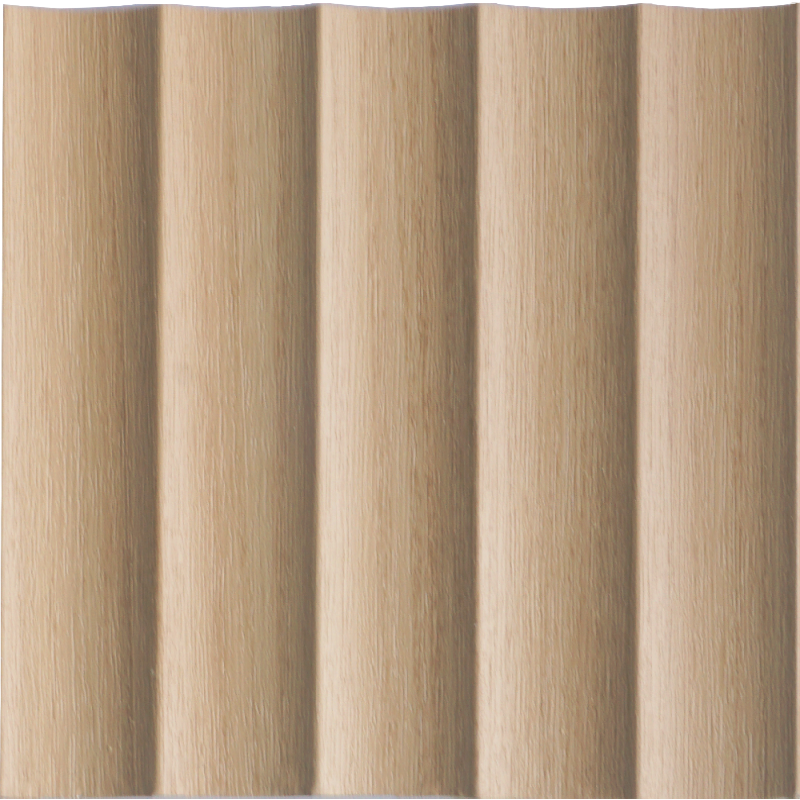 ระแนงลอนเว้า รุ่น Wava สี Custard Oak