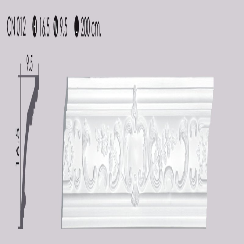 Polydec Cornices Mouldings (2 Metre/Piece)