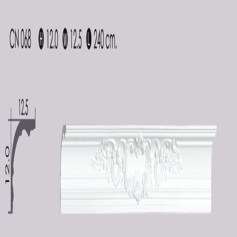 POLYDEC  Cornices Mouldings (2.40 Metre/Piece)