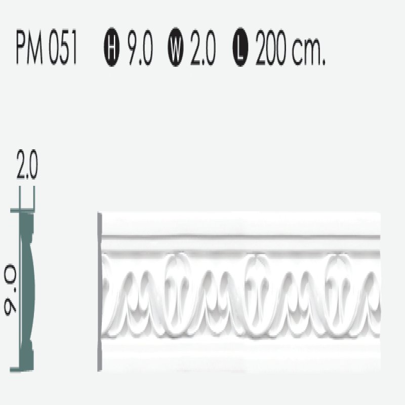 POLYDEC Panels Mouldings (2 Metre/Piece)