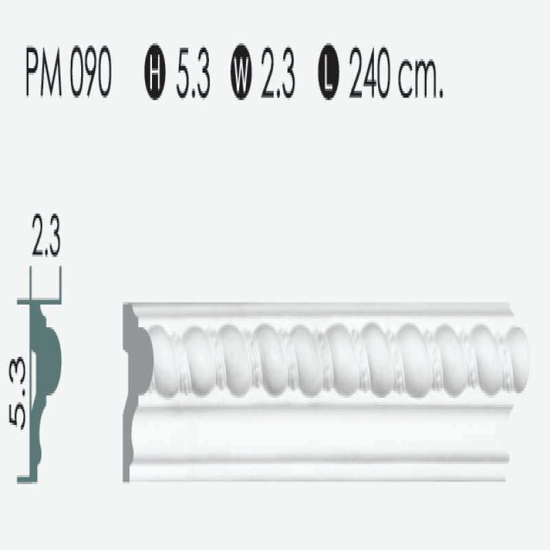 POLYDEC Panels Mouldings (2.40 Metre/Piece)
