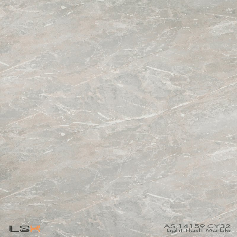 แผ่นลามิเนต สี Light Flash Marble ผิวไม้