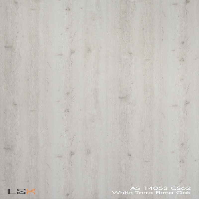 แผ่นลามิเนต สี White Terra Firma Oak ผิวไม้