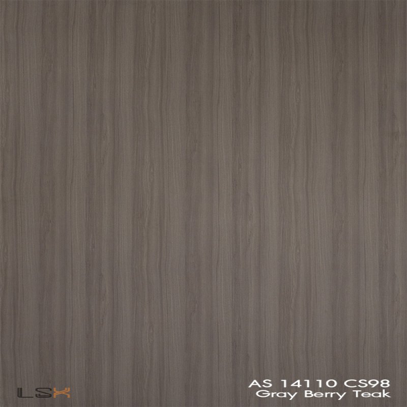 แผ่นลามิเนต สี Gray Berry Teak ผิวไม้
