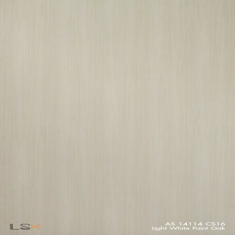 แผ่นลามิเนต สี Light White Paint Oak ผิวไม้