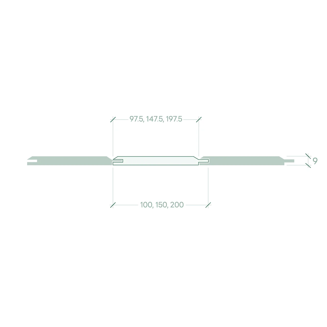ผนังไม้เทียม รุ่น ClickLock (Flat – Model V) Wood Candle Light