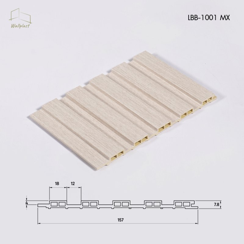 ระแนงลอนตื้น รุ่น Linea สี Vanilla Oak