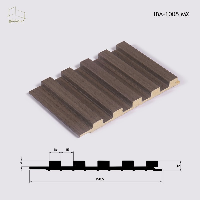 ระแนงลอนตัน รุ่น Groova สี Cocoa Oak