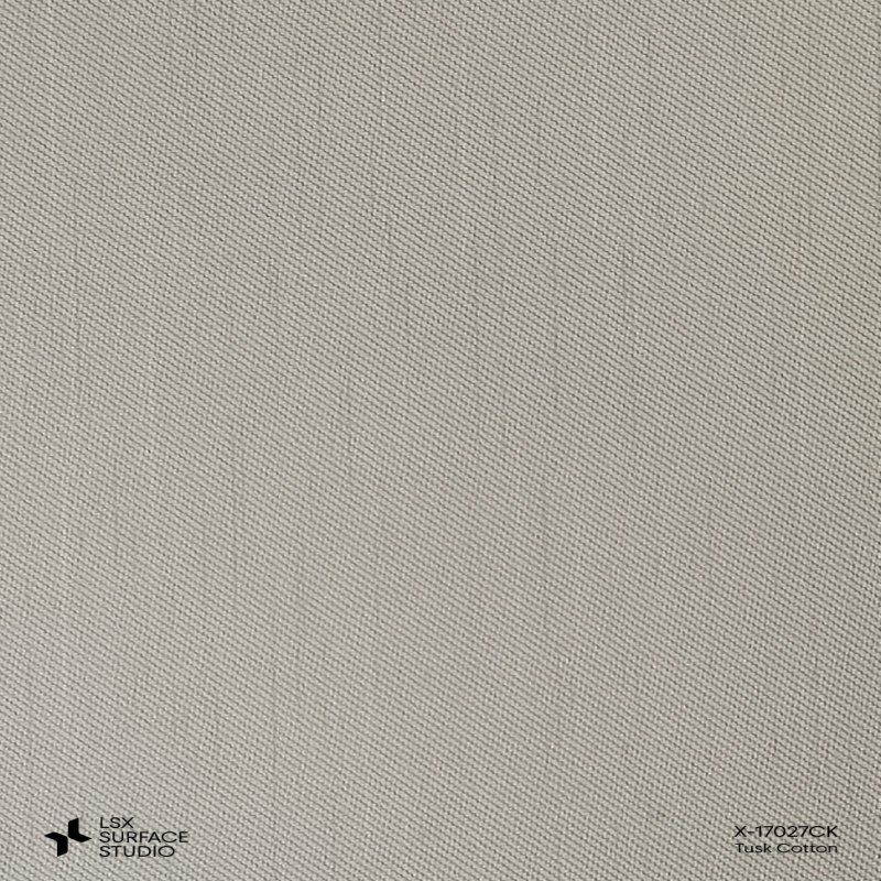 แผ่นลามิเนต สี Tusk Cotton ผิวผ้า