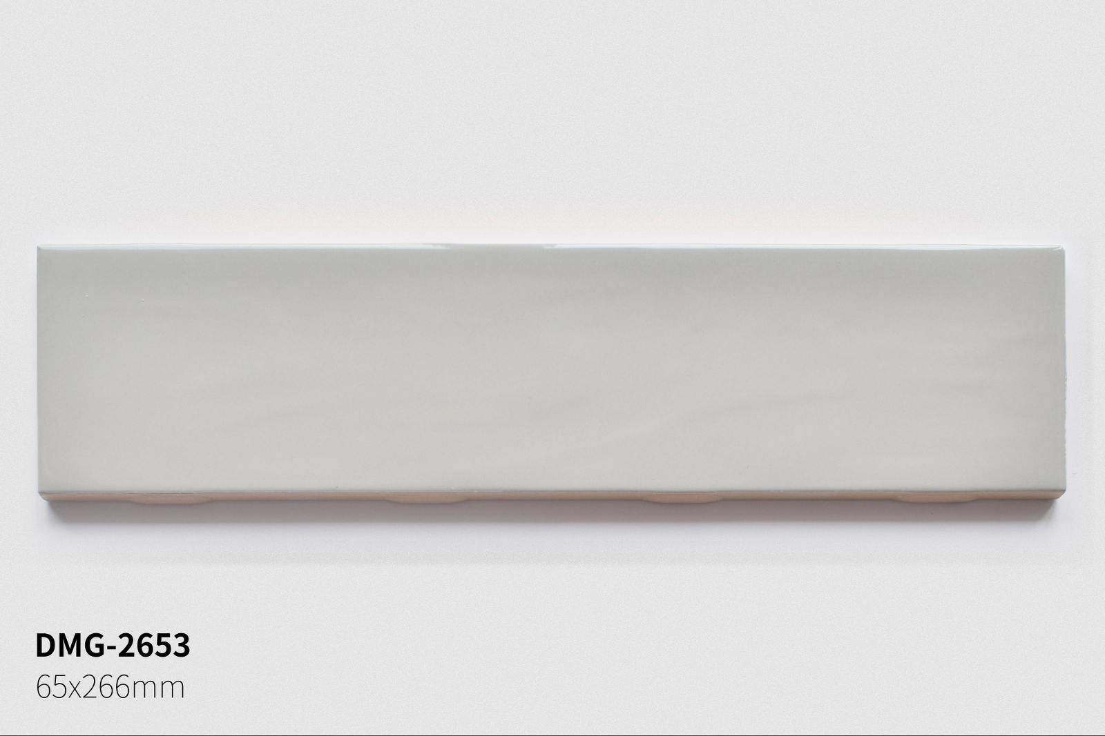 กระเบื้อง ผนัง GRAND VIVA 6.5x26.6cm SOLID SUBWAY L.GR GL DMG-2653