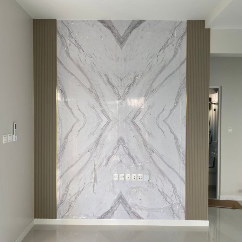 ระแนงไม้เทียม สี Leather brown