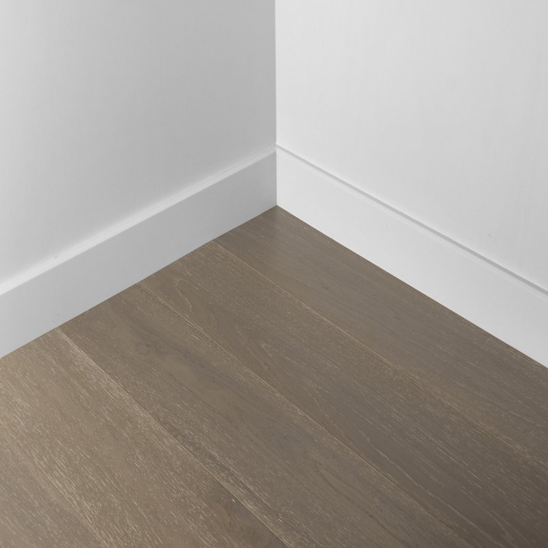 Engineered Wood Flooring  (Multi Layers) : Vintage Grey White Grain Brush