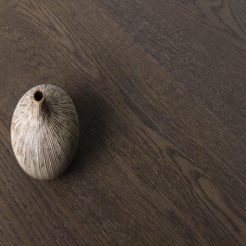 Engineered Wood Flooring  (Multi Layers) : Brown Grey Brush 