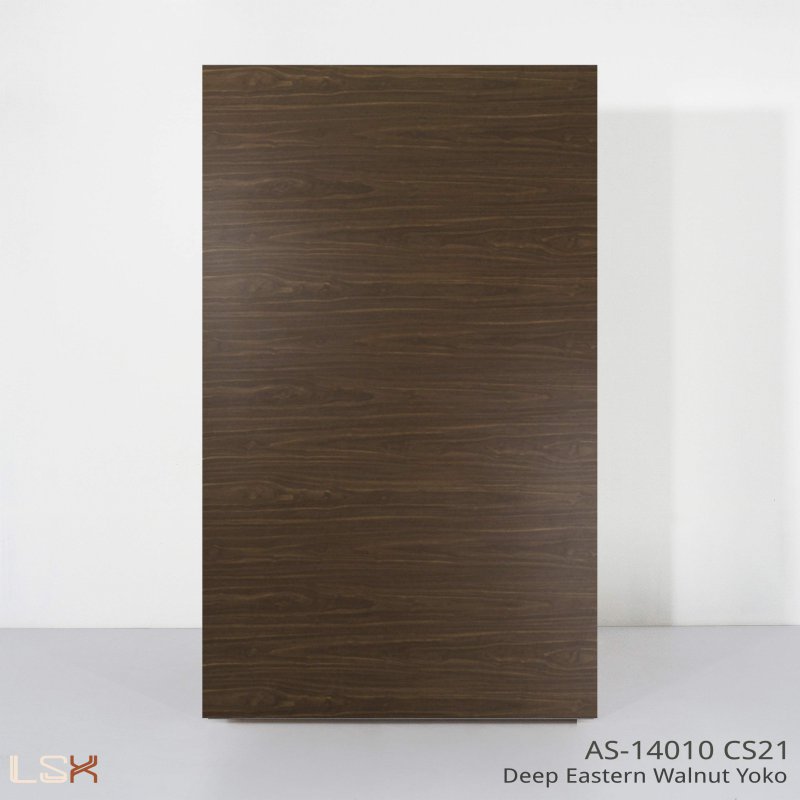 แผ่นลามิเนต สี Deep Eastern Walnut Yoko ผิวไม้