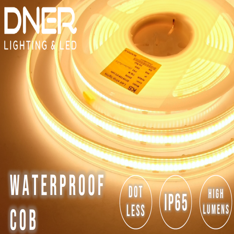 WATERPROOF COB312leds LED STRIP LIGHTS 3000K สี Natural light